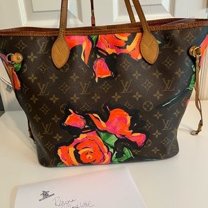 Louis Vuitton Stephen Sprouse Neverfull MM Limited Edition gorgeous tote canvas
